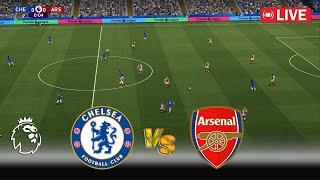 LIVE : CHELSEA vs ARSENAL - Premier League 2024 | EPL Match Live Stream | PES Game Simulation