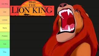 STRONGEST Lion King character Tier List