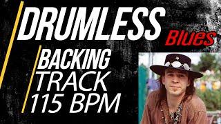 Texas Blues Drumless Backing Track | 115 bpm | Steve Ray Vaughan Pride and Joy style