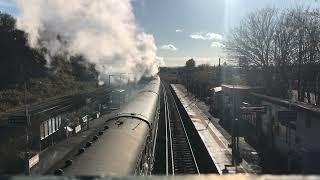 The Christmas Sussex Belle and Class 66 action