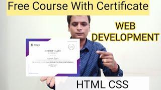 Web development Free Course With Certificate | HTML | Css