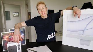 M1 iMac & iPad Pro + Apple TV 4K Unboxing! It’s AMAZING!