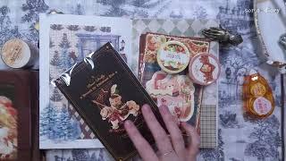 ASMR메리 크리스마스Merry Christmas Journal빈티지 다꾸  Vintage Collage｜#scrapbook #journalwithme