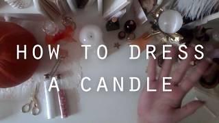 how to dress a spell candle