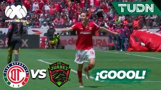 ¡QUÉ JOYA DE GOL! Marcel anota | Toluca 3-0 FC Juárez | Liga Mx AP2022-Repechaje | TUDN