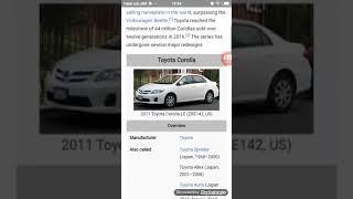 Wikipedia encyclopedia part 1 Toyota corolla