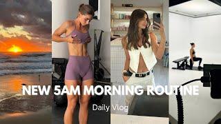 GET BACK ON TRACK WITH ME | new 5am routine, shoot days, training