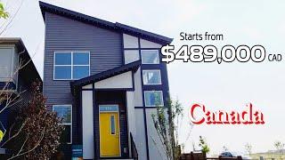 New Single Family Home / Show Home Built By Morrison Homes In Livingston Calgary, Alberta, Canada