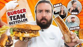 1 TAG BURGER BESTELLBEWERTUNGEN von meinem TEAM raten