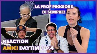 Falsa e Disonesta: la nuova prof | Reaction al Daytime di Amici ep.4