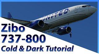 Zibo 737-800 Cold & Dark Tutorial Part 1 | Xplane12