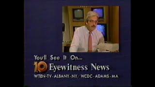 WTEN Commercial Breaks (June 9, 1988; with 11pm News Open)