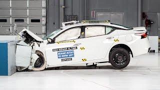 2024 Nissan Altima updated moderate overlap IIHS crash test