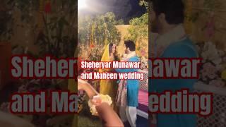 Love is in the air! Sheheryar Munawar and Maheen wedding ️️ #shortsfeed #wedding