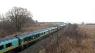 Late VIA #41 @ Lovekin Ontario 03FEB12 VIA P42DC 918 Leading