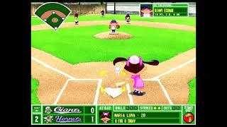 Backyard Baseball 1997 Spectator Match: Girls Rule!