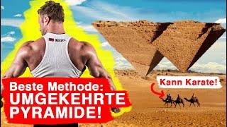 UMGEKEHRTE PYRAMIDE! BESTE METHODE! | BEISPIELSATZ - SO geht es wirklich! | KRAFT & MASSE