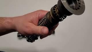 Romans 2023 Obi Wan Lightsaber replica compared to Real Parts Replica