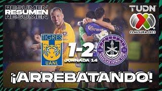 Resumen y goles | Tigres 1-2 Mazatlán | CL2023 Liga Mx - J14 | TUDN