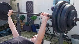 70KG/154lb Bench for 5 Reps (Road To 100KG)