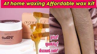 AFFORDABLE WAXING KIT IN PAKISTAN|ORGANIC LAB WAX KIT HONEST REVIEW@glowwithsadia