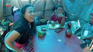 FOOD AND FESTIVAL local garo style foods at Wangala Festival at west Garo hills.With Garo language