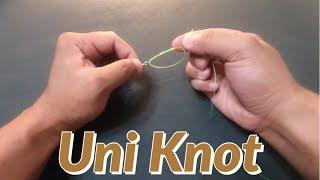 最好最可靠的尼龙线钓鱼结打结方法 (1/12)。The most good and dependable fishing knot for monofilament (1/12).