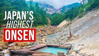 Mixed Bathing with Strangers in Japan's HIGHEST (2150m) Outdoor Onsen