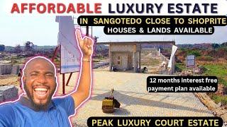 Affordable Luxury Estate In Sangotedo | PEAK LUXURY COURT | House and Land For Sale In Lagos