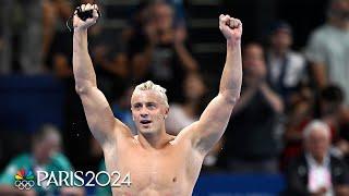 Martinenghi beats Fink, Peaty in 'insane finish' to 100m breaststroke | Paris Olympics | NBC Sports