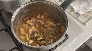 Pan Of Scouse Farm Stew Bubbling!