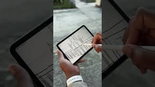 3D architecture sketch in umake on the iPad