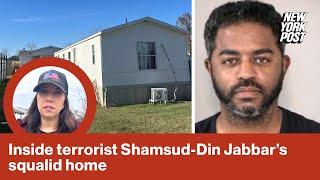 Inside terrorist Shamsud-Din Jabbar’s squalid home, where sheep and goats roam his yard