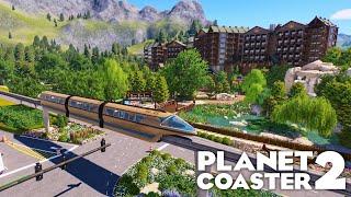 Wilderness Springs Monorail Line! | Planet Coaster 2