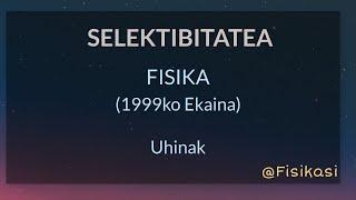 SELEKTIBITATEA: Uhinak (99 Ekaina)