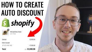 How To Create Automatic Discounts on Shopify (Show In Cart & Checkout)