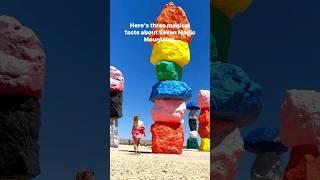 SEVEN MAGIC MOUNTAINS in Las Vegas is a must-visit desert art installation