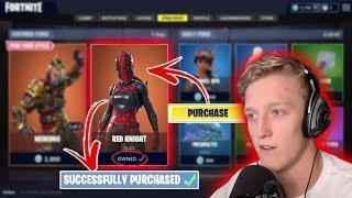 So I donated $43 for Tfue to buy a skin from the item shop...