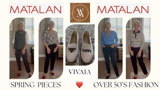 MATALAN SPRING/SUMMER PIECES OVER 50’s FASHION  VIVAIA Review 