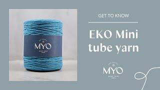 EKO Mini - 80% Recycled tube yarn for crocheting