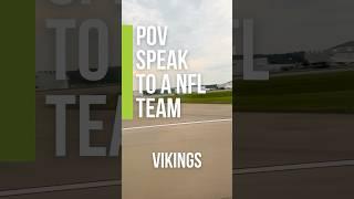 Ever wonder what it's like to speak to a NFL team? | Freddie Scott  #nfl  #healthyrelationships