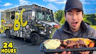 Eating at Food Trucks For 24 Hours... (impossible)