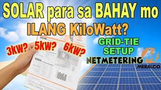 Zero bill - SOLAR SETUP with NET-METERING FOR HOME, CALCULATE USING MONTHLY ELECTRIC BILL