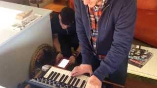 Moog Sub Phatty Session #1 - Paul Burch at Plowboy Records HQ-no exp wanted or required