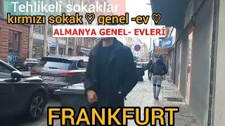 Almanya Frankfurt ta  [ genelev ] tehlikeli sokaklar .