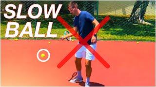 Why Rec Tennis Players Struggle with SLOW BALLS 