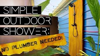 No Nonsense DIY Outdoor Shower Build