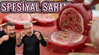 KUZU DANA BİR ARADA LEZZET BOMBASI " SPESİYAL SARMA" (Mangalda Spesiyal Sarma Tarifi)