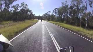 Honda CB400SF at 140km/h on Putty Road, NSW Australia