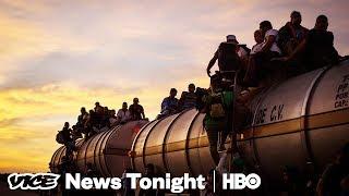 Walking to America with the Migrant Caravan | VICE News Tonight Special Report (HBO)